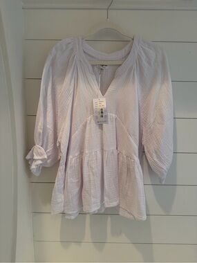 Lani Lau White Women’s Blouse